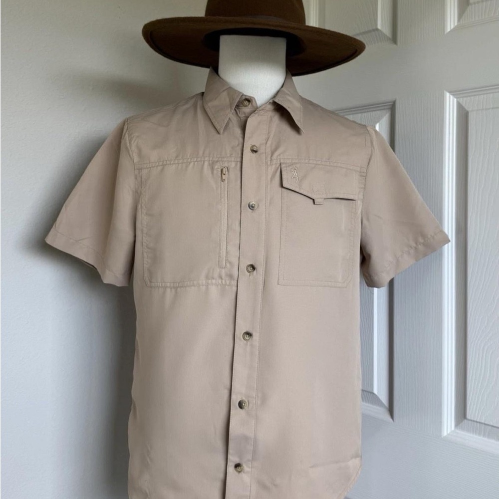 Browning Men's Beige Button Down Shirt